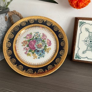 Louis Feuiltade Limoges Plate: French Porcelaine D’Art Cabinet Plate