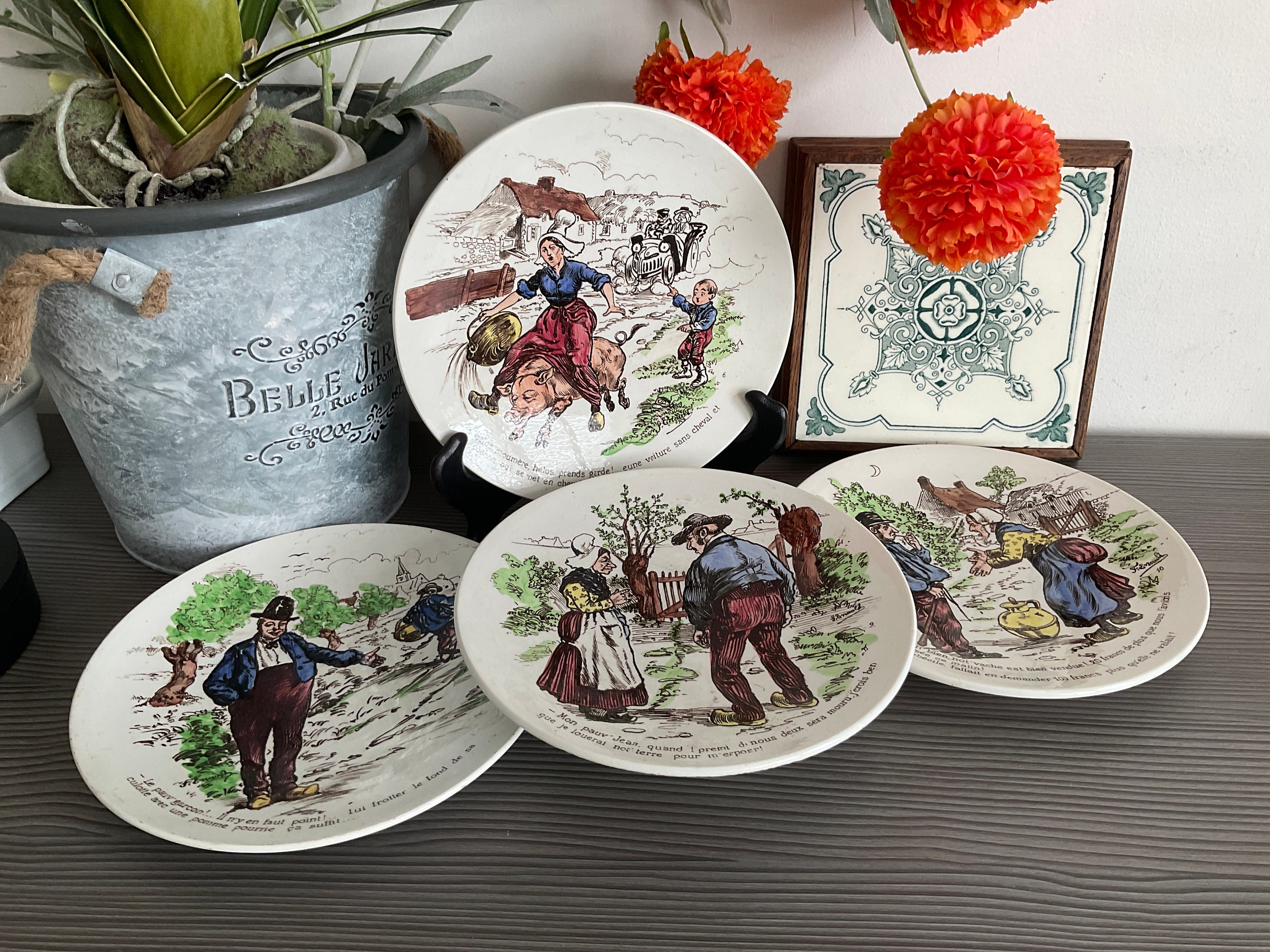 SARREGUEMINES 平皿 AU RESTAURANT 【公式通販】