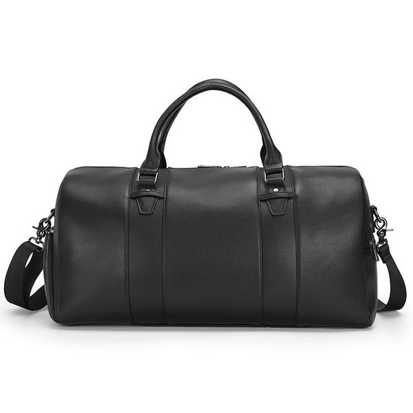 Leather Duffle Bag - Etsy