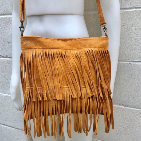 Suede Fringe Etsy