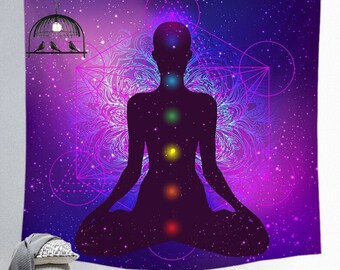 H29.5 x W39.4 Wekoxo Seven Chakra Tapestry Mandala Tapestry Trippy Black and White Tapestry Celestial Space Tapestry Boho Yoga Meditation Wall Hanging Tapestry for Bedroom Home Decor H29.5 x W39.4 Wekoxo Seven Chakra Tapestry Mandala Tapestry Trippy Black and White Tapestry Celestial Space Tapestry Boho Yoga Meditation Wall Hanging Tapestry for Bedroom Home Decor