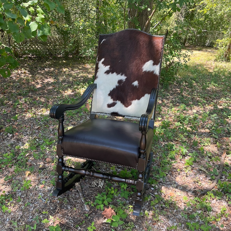 Cowhide Chair - Etsy