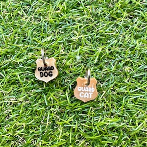 GUARD DOG / CAT Collar Cat Tag Charm