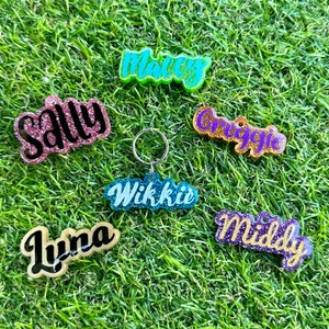Custom Personalised Pet Tag - Choose Font & Colour