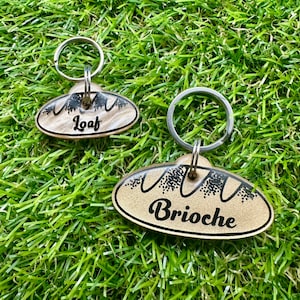 Personalisierte Brot Loaf Pet Tag
