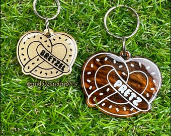 Custom Personalised Pretzel Pet Tag