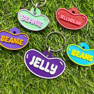 Custom Jelly Bean Pet ID Tag