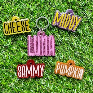 Custom Personalised Name Pet Tag - S003