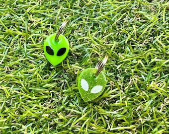 ALIEN Collar Cat Tag Charm