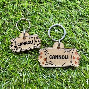 Custom Personalised Cannoli Pet Tag