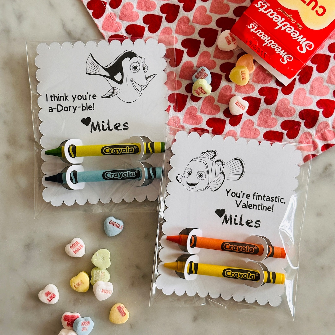 Custom Coloring Valentines With Crayons - Etsy