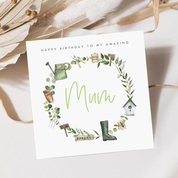 Personalised Gardeners Birthday Card, Dad, Grandad, Uncle Birthday Card,  Gardening Card, Garden Card, Personalised Birthday Card - Etsy