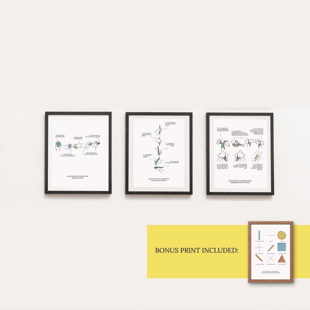 Motor Development Poster OT Developmental Milestones Poster, Fine Motor Skills (PDF) - Etsy