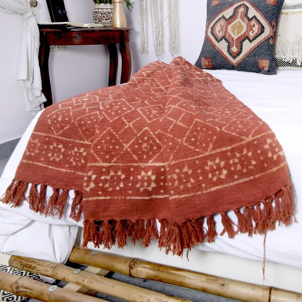 Boho Throw Blanket - Etsy