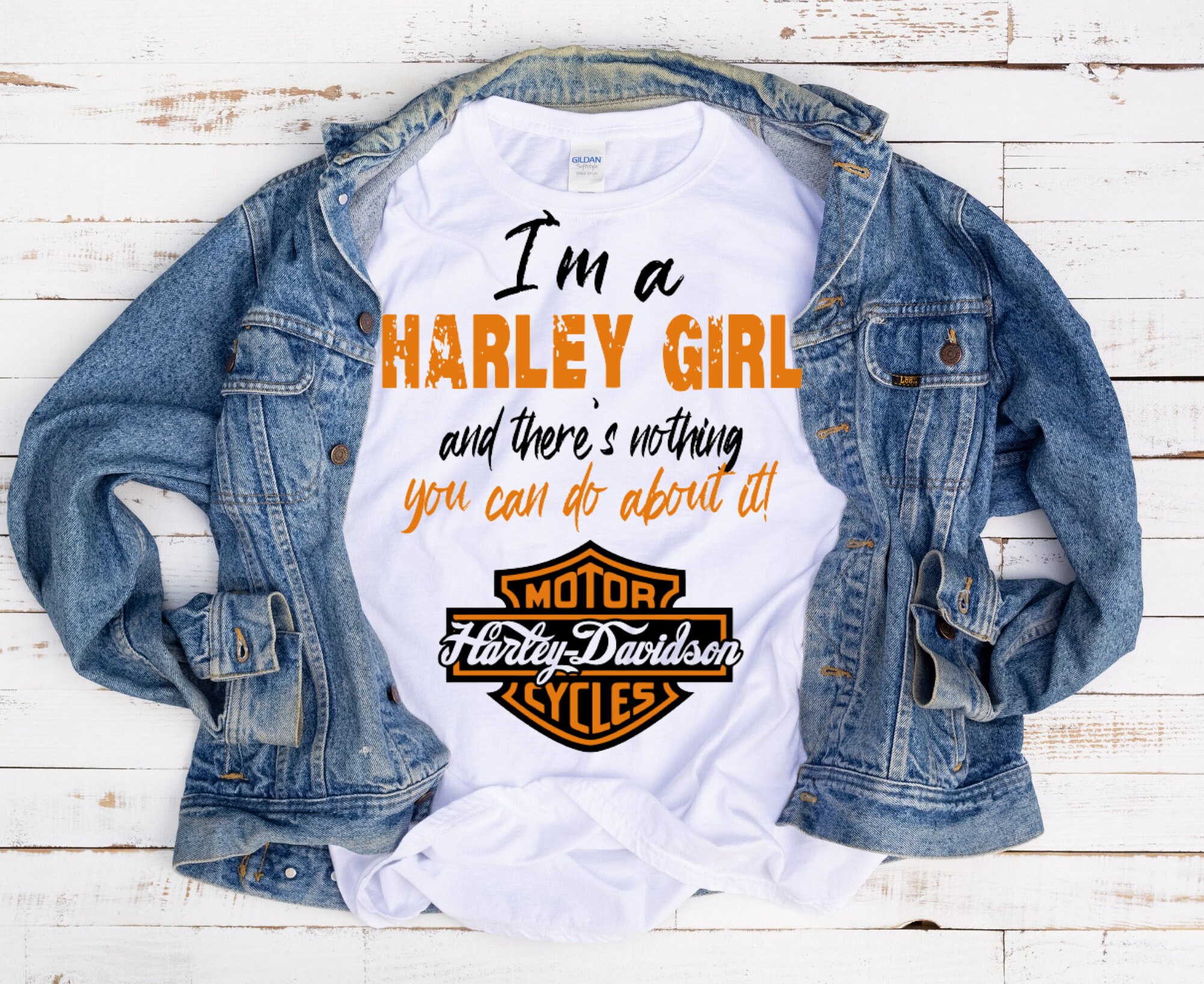 Tongue Harley Davidson Top Birthday Gifts Valentines Day Gifts Vintage Shirt Harley Girl T-Shirt Gifts for Her Women’s T-shirts