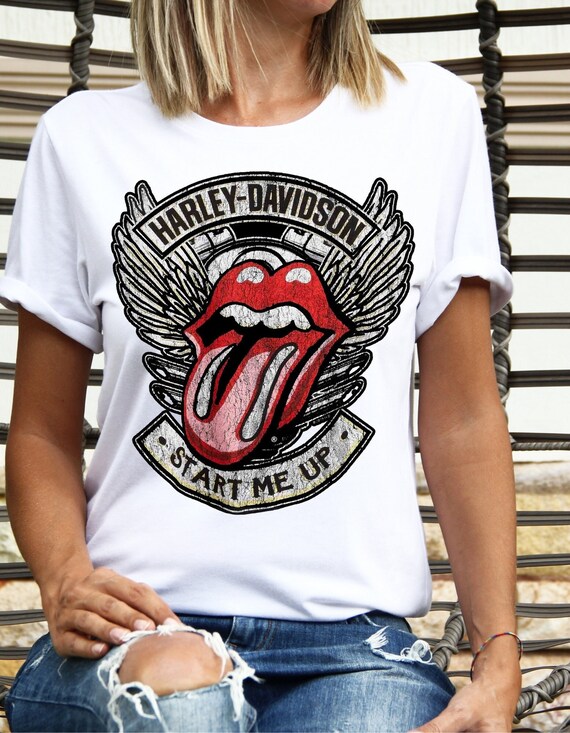 Harley Girl T-shirt Tongue Harley 