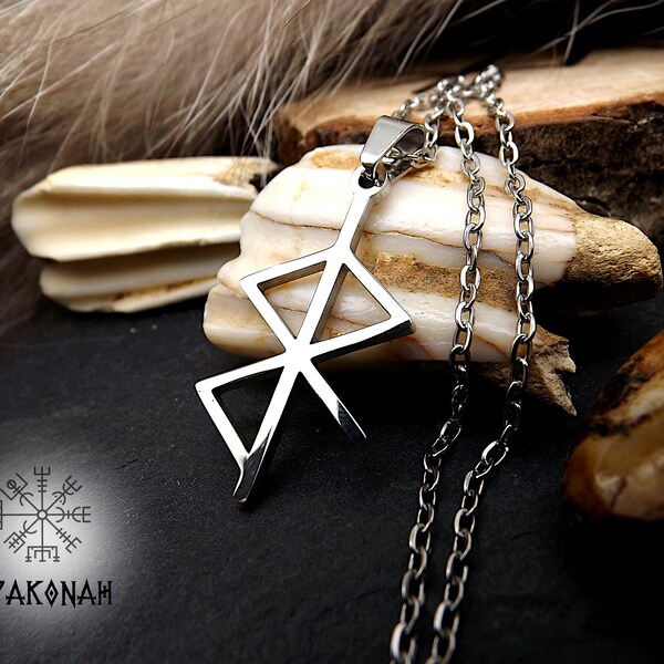 Protection Rune Necklace Rune Necklace - Etsy