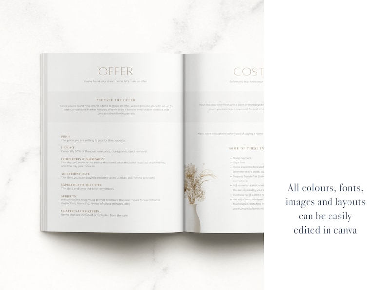 Harper Real Estate Seller's Guide Template | Realtor Listing Presentation Canva | Home Sellers Guide | Real Estate Brochure Editable image 5