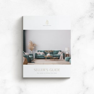 Harper Real Estate Seller&#39;s Guide, Home Selling Process Template, Realtor Marketing Tool, Property Brochure Checklist, Canva Editable Flyer