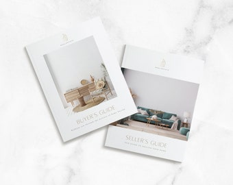 Harper Realtor Buyer & Seller Guide Bundle: Real Estate Marketing Templates (Canva)