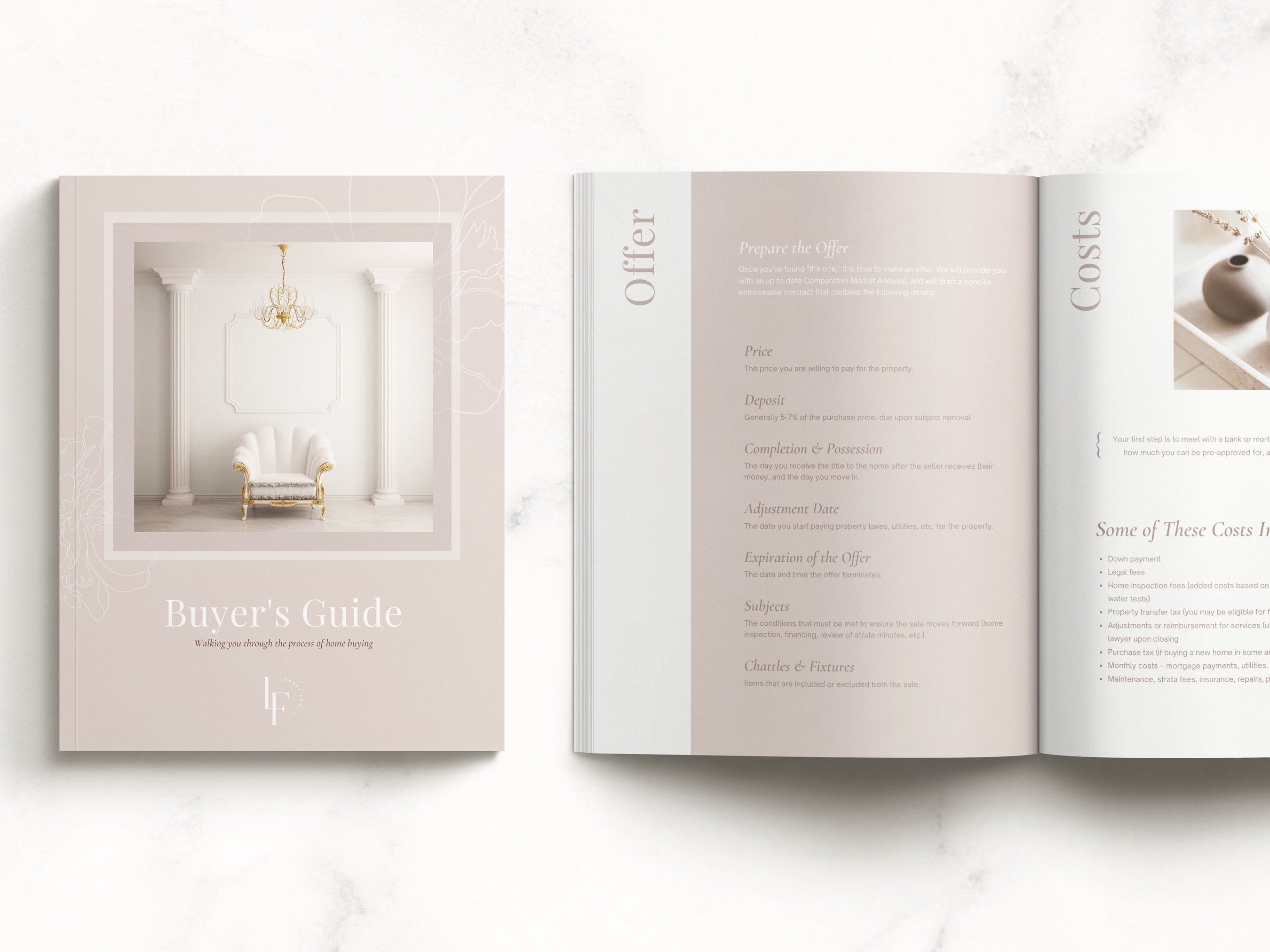 Stella Real Estate Buyers Guide, Home Buying Process Template, Realtor