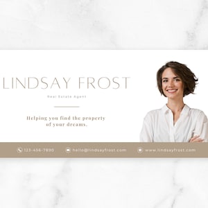 Harper Real Estate Facebook Cover Banner | Social Media Banner | Real Estate Agent Marketing