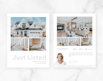 London Single Page Just Listed New Property Flyer