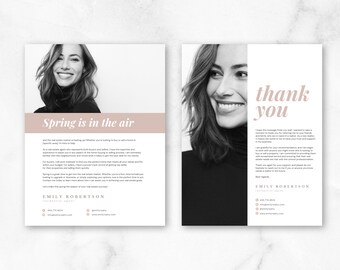 Spring Real Estate Prospecting Letter: Customizable Realtor Template (Canva)