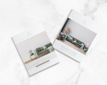 Harper Makler Makler: Canva Realtor Template (Digitaler Download)
