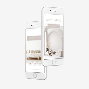 Harper Real Estate Instagram Post & Story Bundle, Real Estate Instagram post, Real Estate Instagram Template, Real Estate Holiday Bundle