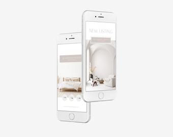 Harper Real Estate Instagram Post & Story Template Bundle (Digital Download)