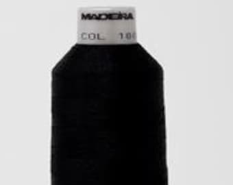 Zwart madera borduurgaren, 40 gewichtspolyester, 5500 yards