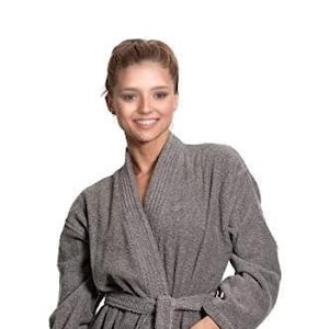 KIMONO ROBE, Terry Bathrobes, Turkish Cotton Robe, Personalized Terry Kimono Turkish Cotton Monogrammed Bridesmaide Lightweight Robe
