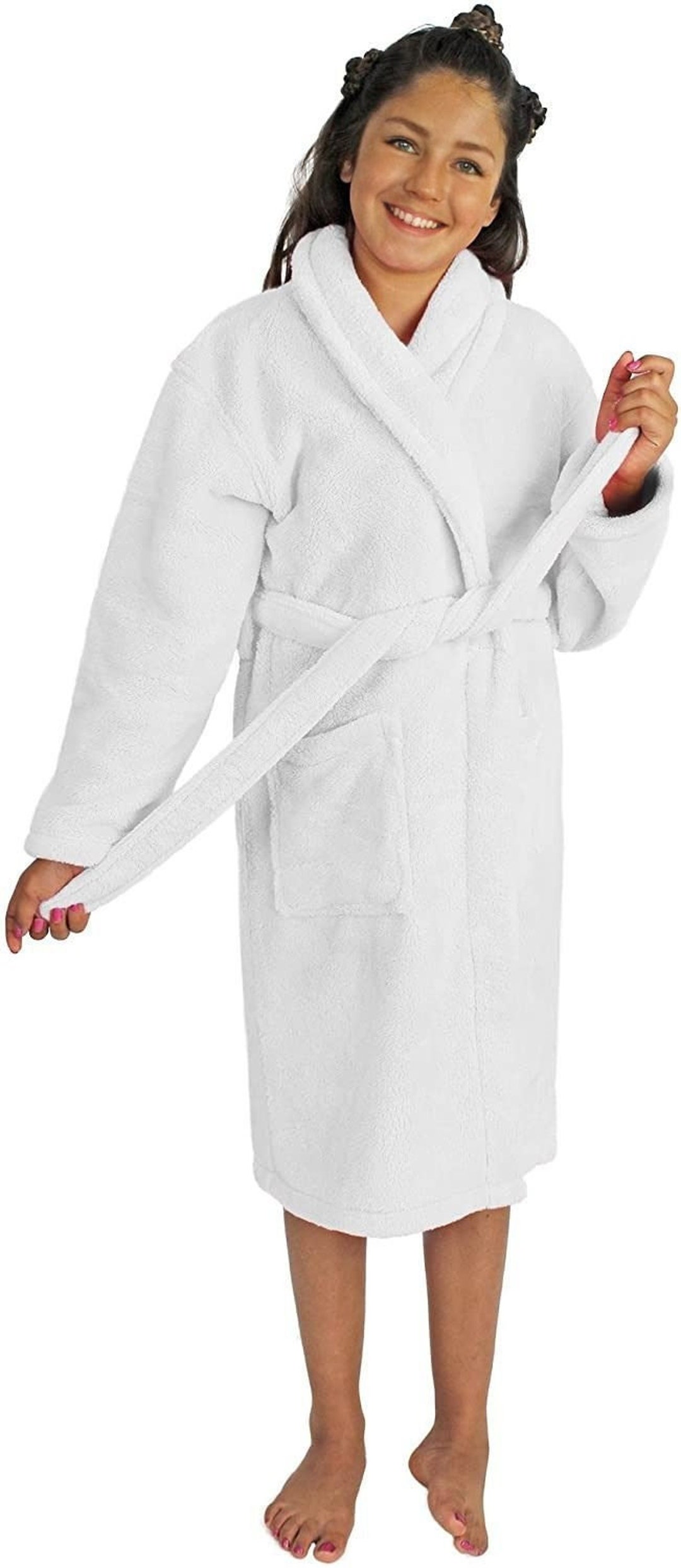 KID ROBE Shawl Collar Robe BLANK Robes Personalized Blank Etsy