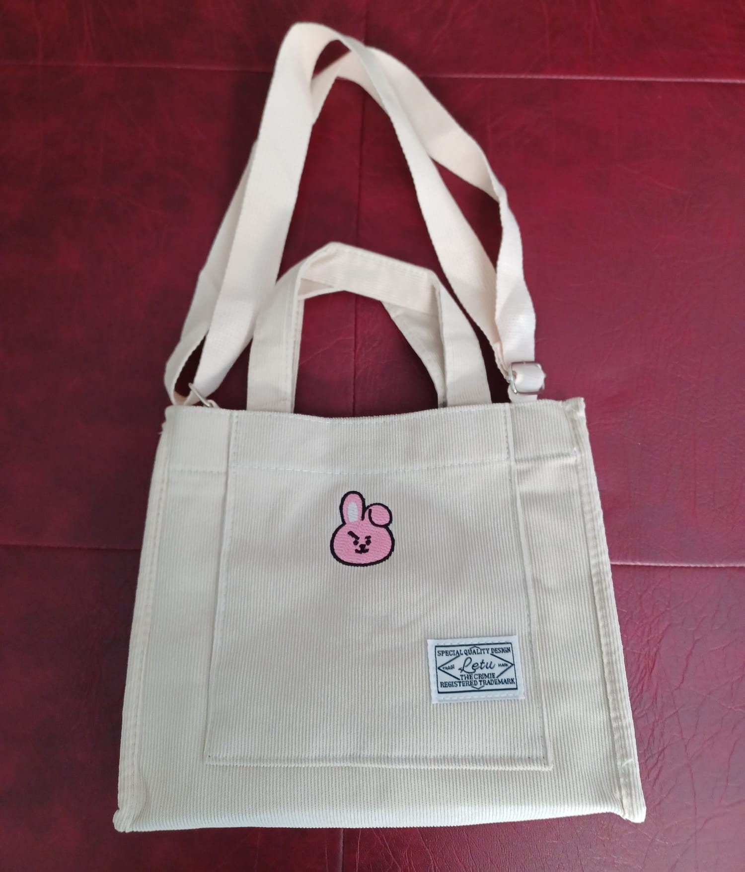 Durable BTS Kpop Lunch Box Pink Reusable Lunch Bag Algeria