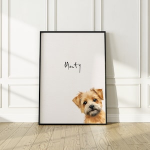 Norfolk Terrier dog print, dog print, fine art dog print, Norfolk Terrier gift, Norfolk Terrier print, Norfolk Terrier wall art