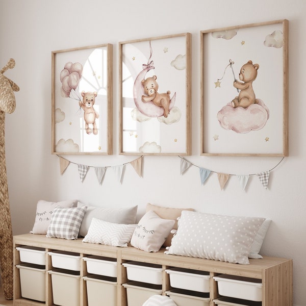 teddy-bear-art-print-etsy