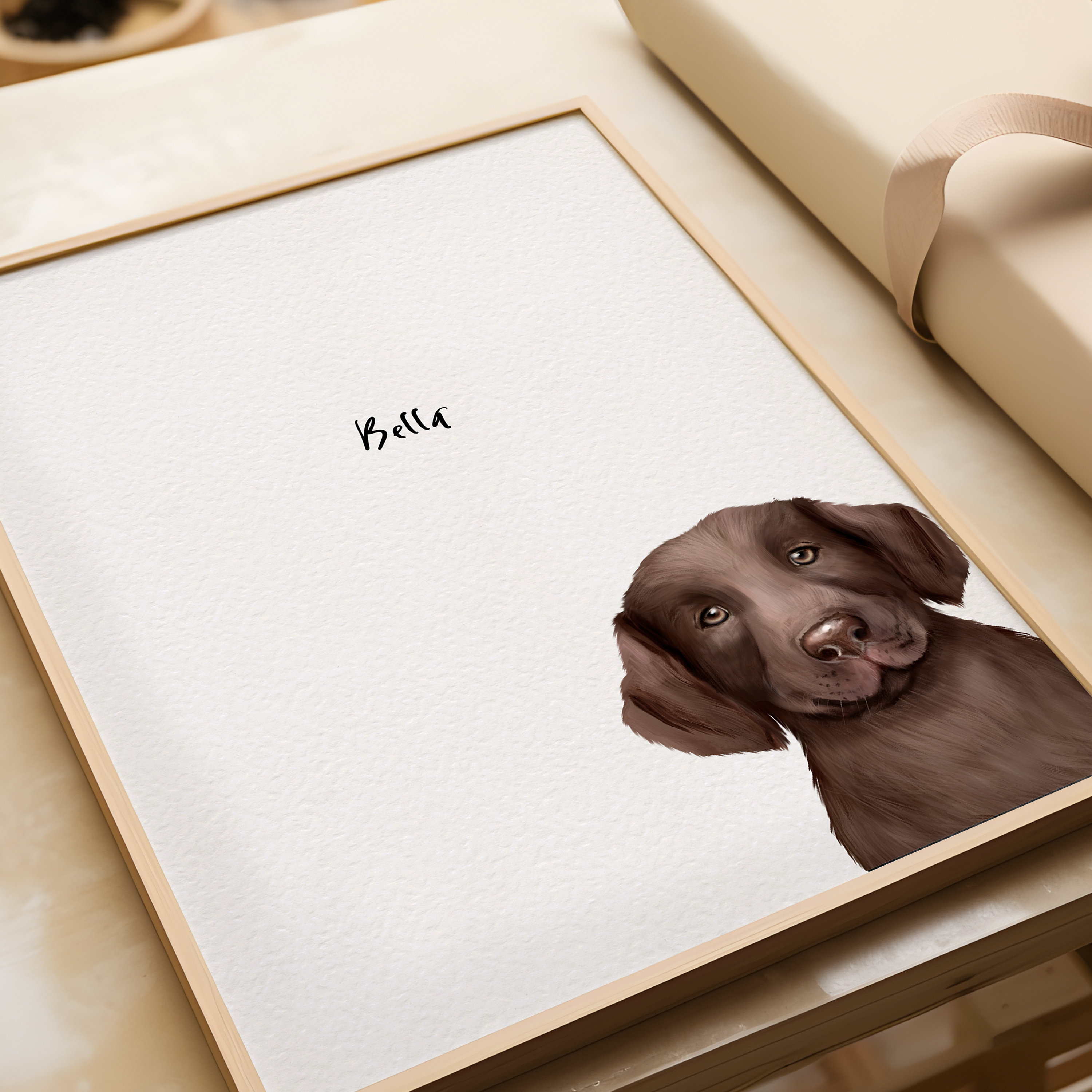 Labrador Dog Print, Dog Drawing Print, Fine Art Dog Print, Red Labrador ...
