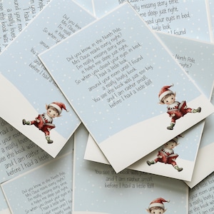 Kit de duende imprimible de 24 días, kit de accesorios de duende descargable, actividades de duende navideño, llegada de duende, kit de travesuras de duende, ideas de duendes