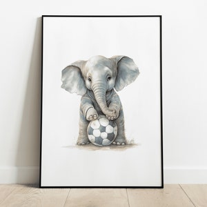Elephant Print, Safari Baby Animal Nursery prints, African Nursery decor, Nursery wall art, Animal prints for nursery, Elephant poster