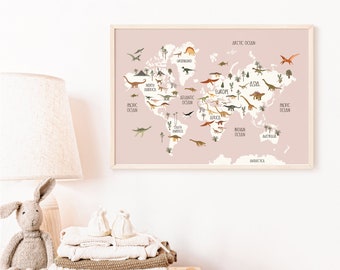 Dinosaur Prints, Dinosaur Nursery Prints, Nursery Decor, Boys Bedroom Decor, Dinosaur Decor, Dinosaur Wall Art, Dinosaur Gifts, Boys Prints