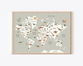 Dinosaur Prints, Dinosaur Nursery Prints, Nursery Decor, Boys Bedroom Decor, Dinosaur Decor, Dinosaur Wall Art, Dinosaur Gifts, Boys Prints