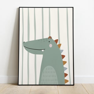 Crocodile Print, Safari Nursery Prints, Safari Scandi Nursery, Lion Zebra Elephant, Nursery Wall Art, Nursery Prints, Safari Themed Nursery