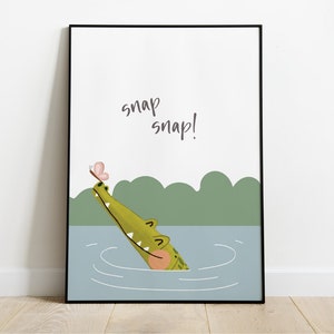 Boho Nursery Wall Art Prints, Crocodile Print, Safari Nursery Prints, Boho Nursery Wall Art, Nursery Decor, Nursery Prints, Safari Decor