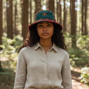 Boho Pattern Patchwork Bucket Hat