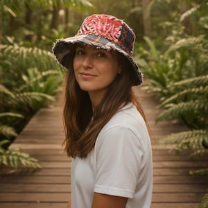 Handmade Boho Patchwork Bucket Hat