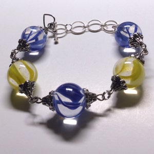 Adjustable Marble Bracelet - Team Spirit
