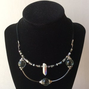 Adjustable Marble Choker - Crystal Ball