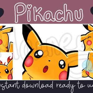 Pikachu emote pack