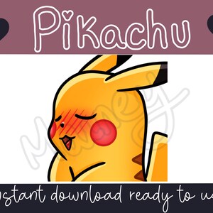 Blushing Pikachu